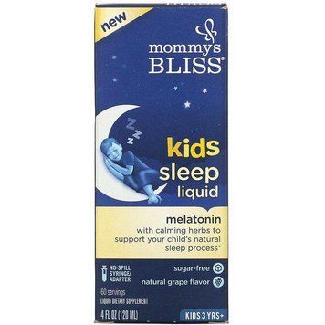 Mommy's Bliss, дитячий сироп для покращення сну, мелатонін для дітей від 3 років, натуральний виноград, 120 мл BAB-07183 фото