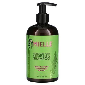 Mielle, що Зміцнює шампунь, розмарин і м'ята, 12 рідких унцій (355 мл) MIE-00677 фото