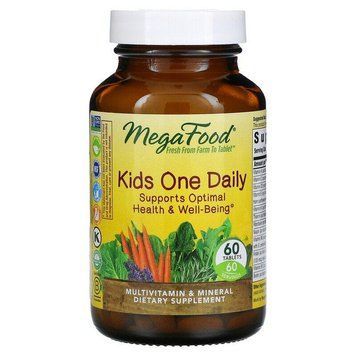 MegaFood, One Daily, вітаміни для дітей, 60 таблеток MGF-10180 фото