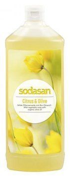 SODASAN Органічне мило Citrus-Olive рідке, бактерицидне з цитрусовою й оливковою оліями 1 л 7716 фото