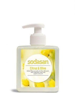 SODASAN Органічне мило Citrus-Olive рідке, бактерицидне з цитрусовою й оливковою оліями 0,3 л 7736 фото