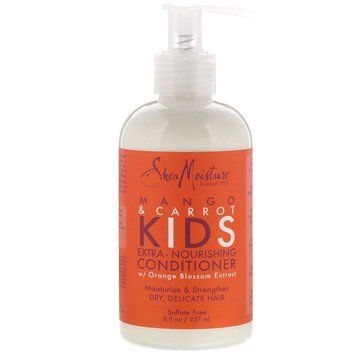 SheaMoisture, екстрапоживний кондиціонер, для дітей, манго та морква, 237 мл SMT-90501 фото