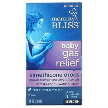 Mommy's Bliss, засіб проти дискомфорту під час газоутворення, краплі симетикону, від народження, 30 мл (1 унція) BAB-05803 фото