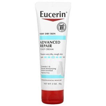 Eucerin, вдосконалений відновлювальний крем для ніг, без запаху, 85 г (3 унції) EUC-63626 фото