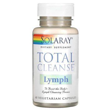 Solaray, Total Cleanse, суміш для очищення лімфи, 60 вегетаріанських капсул SOR-08333 фото