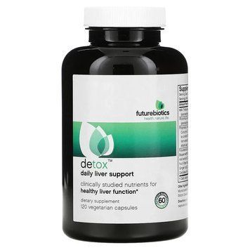 Futurebiotics, Detox, щоденна підтримка печінки, 120 вегетаріанських капсул FBS-02515 фото