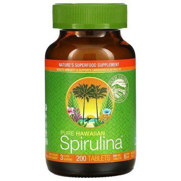 Nutrex Hawaii, Pure Hawaiian Spirulina, 200 пігулок NHI-01002 фото
