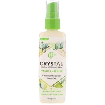 Crystal Body Deodorant, мінеральний дезодорант-спрей, із запахом ванілі і жасмину,118 мл CBD-41991 фото