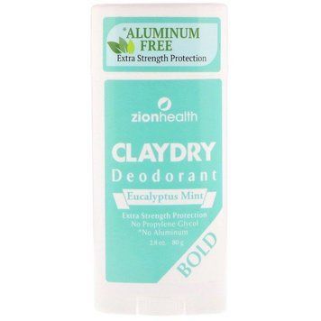 Zion Health, Bold, дезодорант ClayDry, евкаліптова м'ята, 2,8 унції ZIO-10266 фото