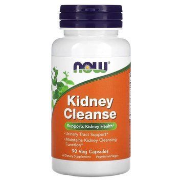 NOW Foods, Kidney Cleanse, засіб для очищення нирок, 550 мг, 90 капсул NOW-02463 фото
