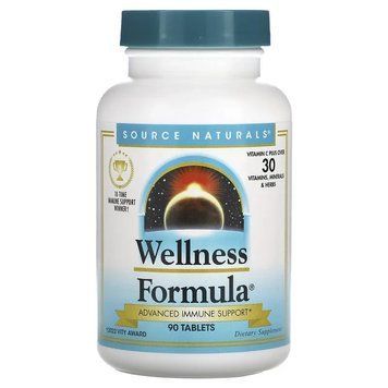 Source Naturals, Wellness Formula, 90 таблеток SNS-00022 фото
