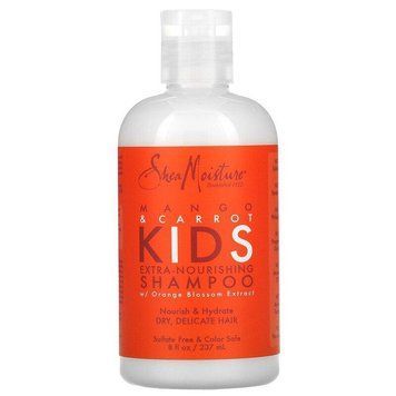 SheaMoisture, екстрапоживний шампунь для дітей, манго та морква, 237 мл SMT-90500 фото