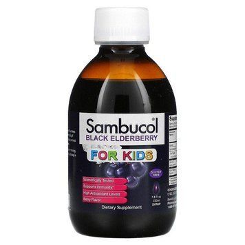 Sambucol, Kids, сироп з чорної бузини, для дітей віком від 2 років, 230 мл SBL-00121 фото