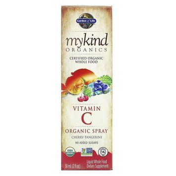 Garden of Life, MyKind Organics, органічний спрей із вітаміном С, вишня та мандарин, 58 мл GOL-11860 фото