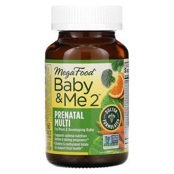 MegaFod, Baby & Me 2, вітаміни для вагітних, 60 таблеток MGF-10314 фото