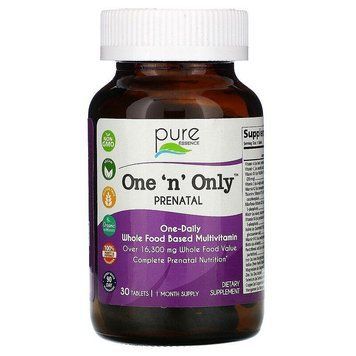 Pure Essence One 'n' Only, вітаміни для вагітних, 30 таблеток PUR-01803 фото