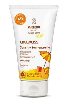 Сонцезахисний дитячий крем для чутливої шкіри SPF 50 WELEDA 50 мл WED-007556EN фото