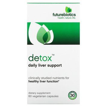 Futurebiotics, Detox, щоденна підтримка печінки, 60 вегетаріанських капсул FBS-02510 фото