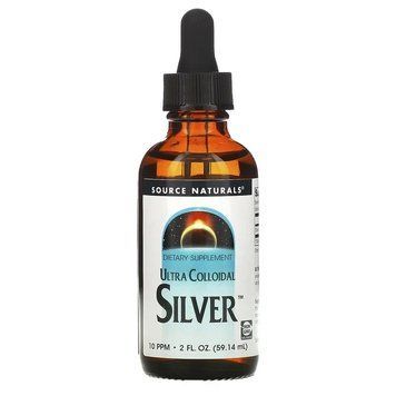 Source Naturals, ультраколоїдне срібло, 10 част./млн, 59,14 мл SNS-00220 фото