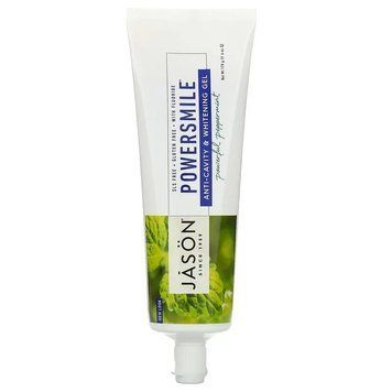 Jason Natural, PowerSmile, гель проти карієсу з ефектом вибілювання, перцева м'ята, 170 г JAS-01540 фото