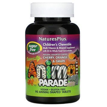 Nature's Plus, Source of Life, Animal Parade, дитячі жувальні мультивітаміни, 90 таблеток NAP-29918 фото