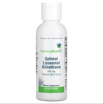 Seeking Health, Optimal Liposomal Glutathione, Original Mint, 500 mg, 4 fl oz (120 ml) SKH-52040 фото