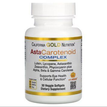 California Gold Nutrition, AstaCarotenoid, комплекс із лютеїном, лікопіном і астаксантином, 30 капсул CGN-01206 фото
