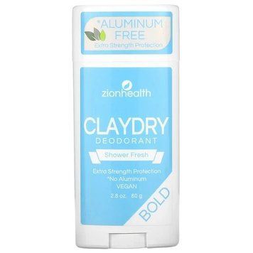 Zion Health, Bold, ClayDry Deodorant, Shower Fresh, 2,8 унции (80 г) ZIO-10436 фото