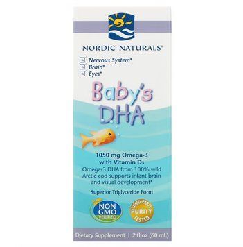 Nordic Naturals, ДГК для дітей, 60 мл (2 рідк. унції) NOR-53787 фото