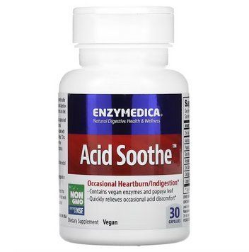 Enzymedica, Acid Soothe, 30 капсул ENZ-98121 фото