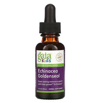 Gaia Herbs, ехінацея і желтокорень, для дітей, 30 мл GAI-39060 фото