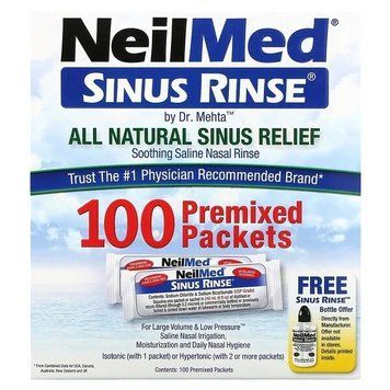NeilMed, Sinus Rinse, натуральний засіб для промивання носа, 100 пакетиків NMD-00200 фото