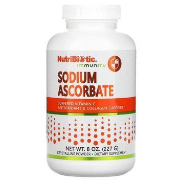 NutriBiotic, Immunity, аскорбат натрію, кристалічний порошок, 227 р (8 унцій) NBC-00450 фото